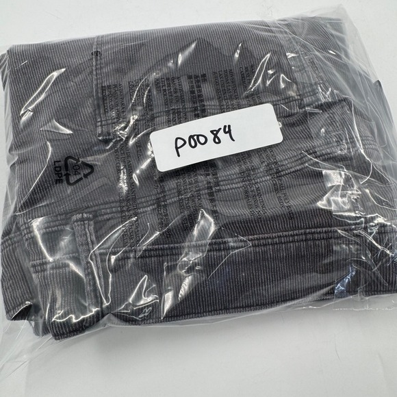 Free People Corduroy‎ Pants Gray Wash High Rise Casual Comfort Size 29 - Picture 9 of 11